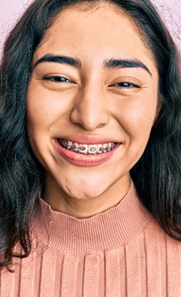 Girl with braces in Marana